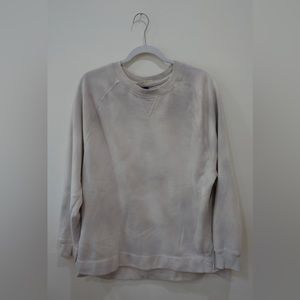 Universal Thread Cream & White Tie-Dye Pullover - XXL